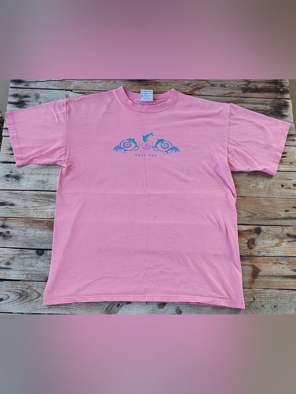 vintage 90's Cape Cod Dolphins t-shirt  made in USA  men's size Large